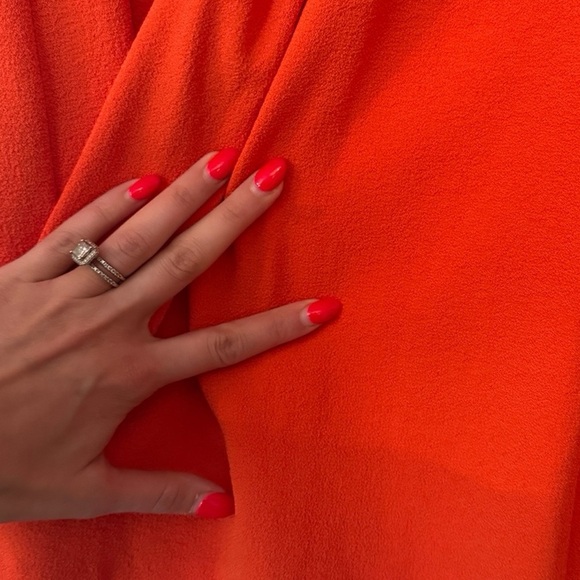 Ann Taylor pleated midi skirt. Classy elegant romantic business casual colorful - Picture 5 of 9